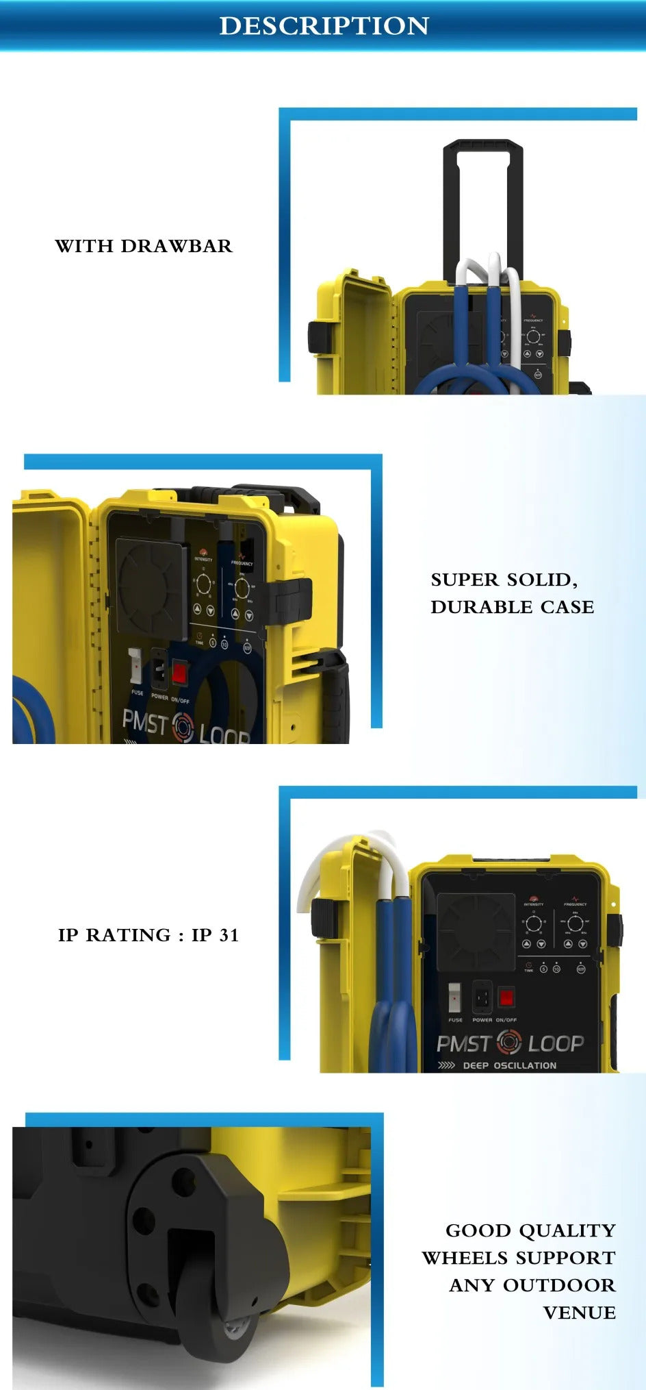 Professional PEMF EMTT Physical Magneto Transduction Therapy Pain Relief Machine