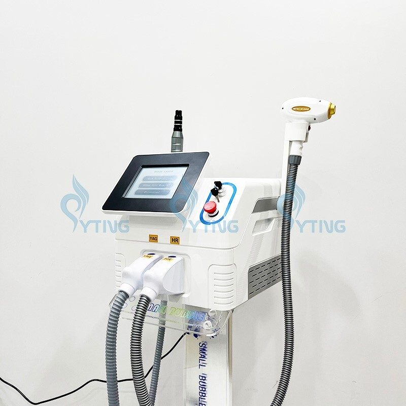 2 handles diode pico laser machine permanent hair removal tattoo freckle removal