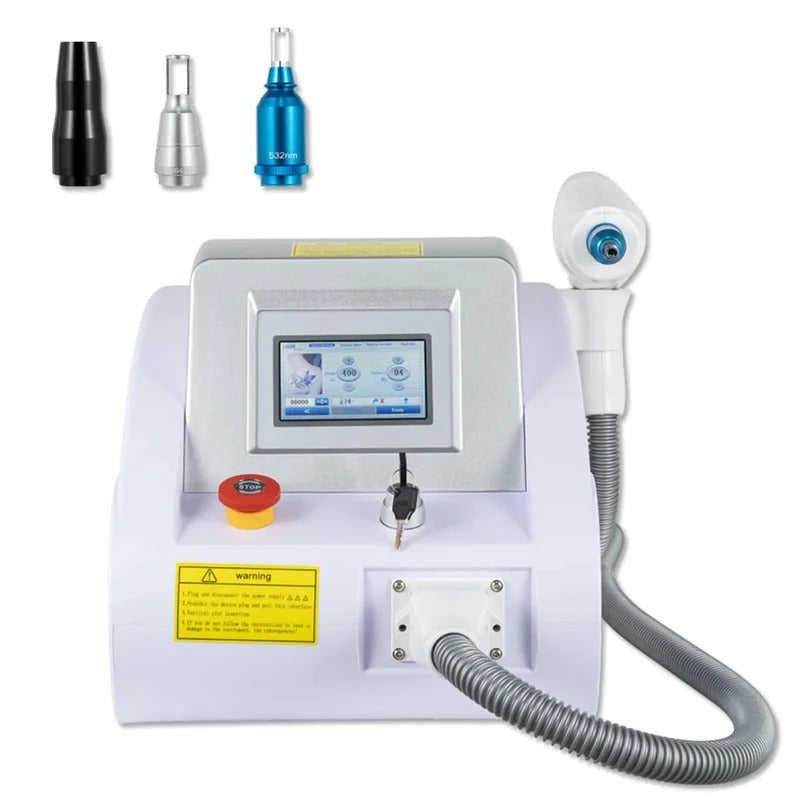 New Portable Q - switch Picosecond Nd: YAG 1064nm 532nm 1320nm Pull Tattoo Remover With Spot Beauty