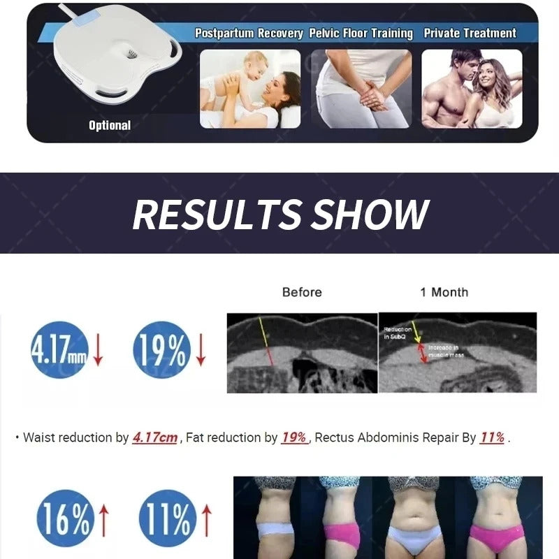 DLS-EMS Pro Muscle Stimulator EMSzero Body Slimming Machine for Fat Removal Hip Shaping Weight Loss Training