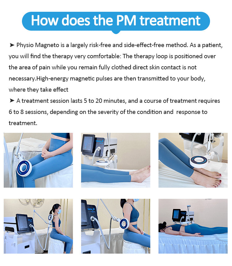 Emtt Magnetic Physio Magneto Spa Salon Equipment Portable Pain Therapy Machine