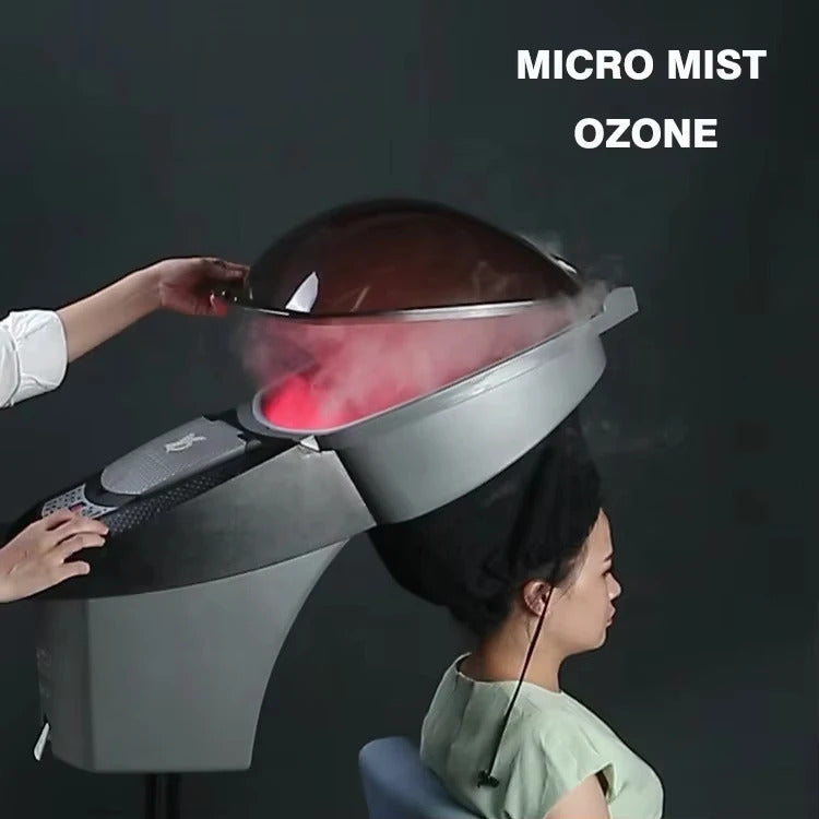 6 in 1 Ionic Hair Steamer Ultrasonic Micro Mist Ozone Hair Salon Steamer Standable O3 with Custom Logo for Salon Use