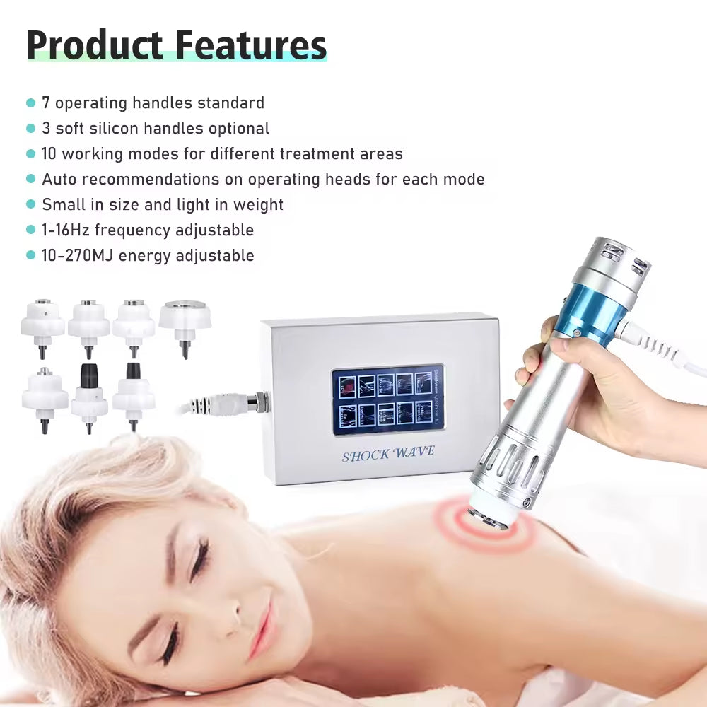 [Fast ship] New ESWT Extracorporeal ShockWave Therapy Machine Therapy Pain Relif Erectile Dysfunction Machine Massager Shockwave Pain Physiotherapy