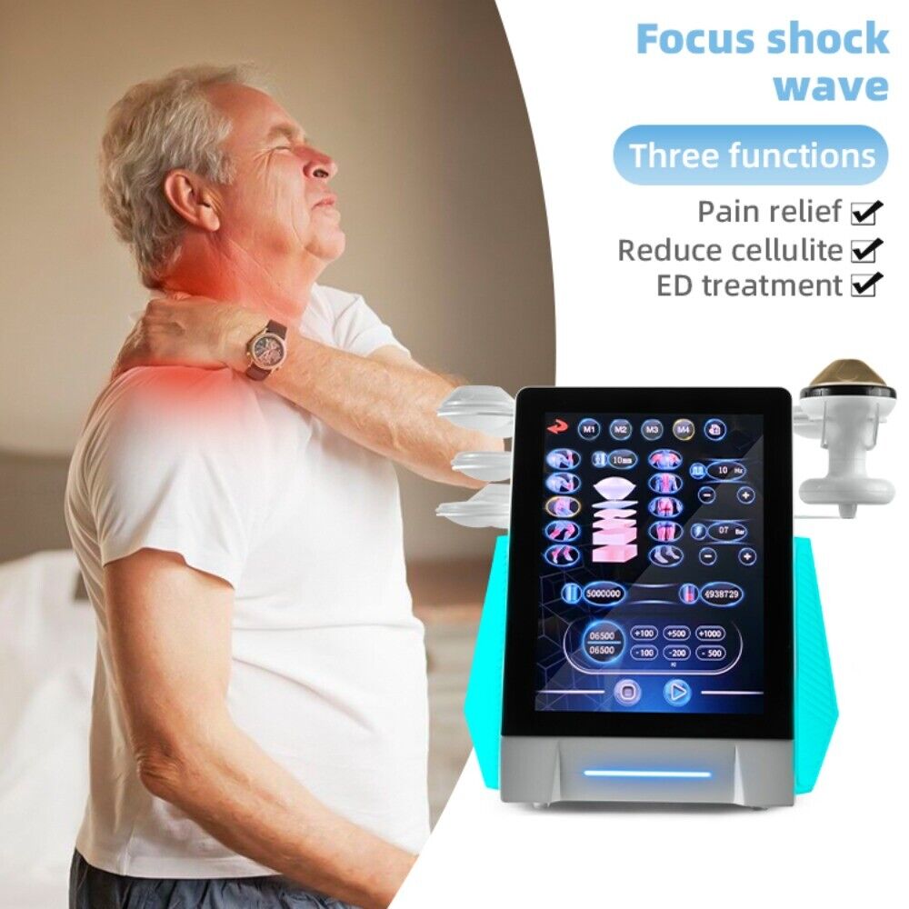 Focus Shockwave Eswt Focused Shock Wave Relief Physio Back Body Massage Machine