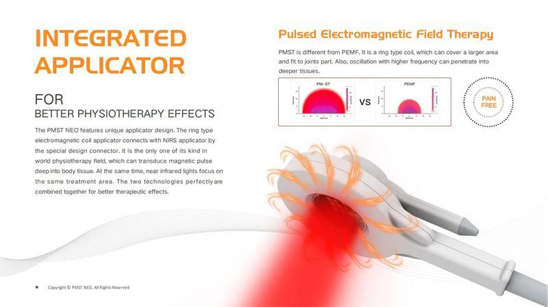 Clinic Magneto Pemf Pain Relief Infrared Magnetic Transduction Machine Therapy