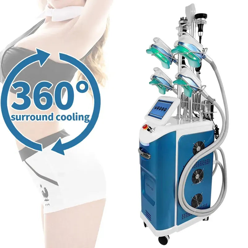 Multifunctional 4D Criolipolysis Cavitation Rf Lipolaser Double Chin Cryo Machine loss weight Cool fat freezing Slimming System