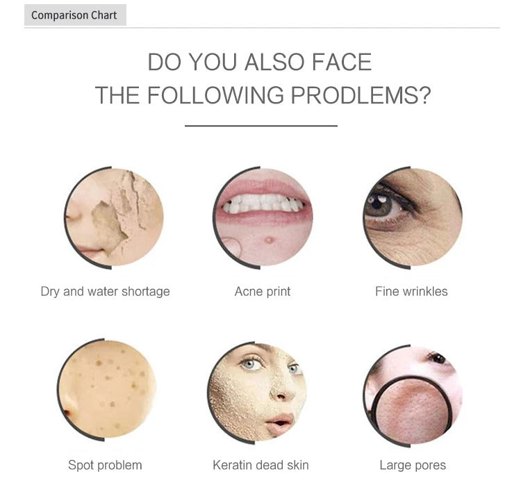 6 in 1 Small Bubble Machine Oxygen Jet Peel Device Deep Skin Cleaning Beauty Equipment BIO Face Lift Skin Cleansing Ati Aging