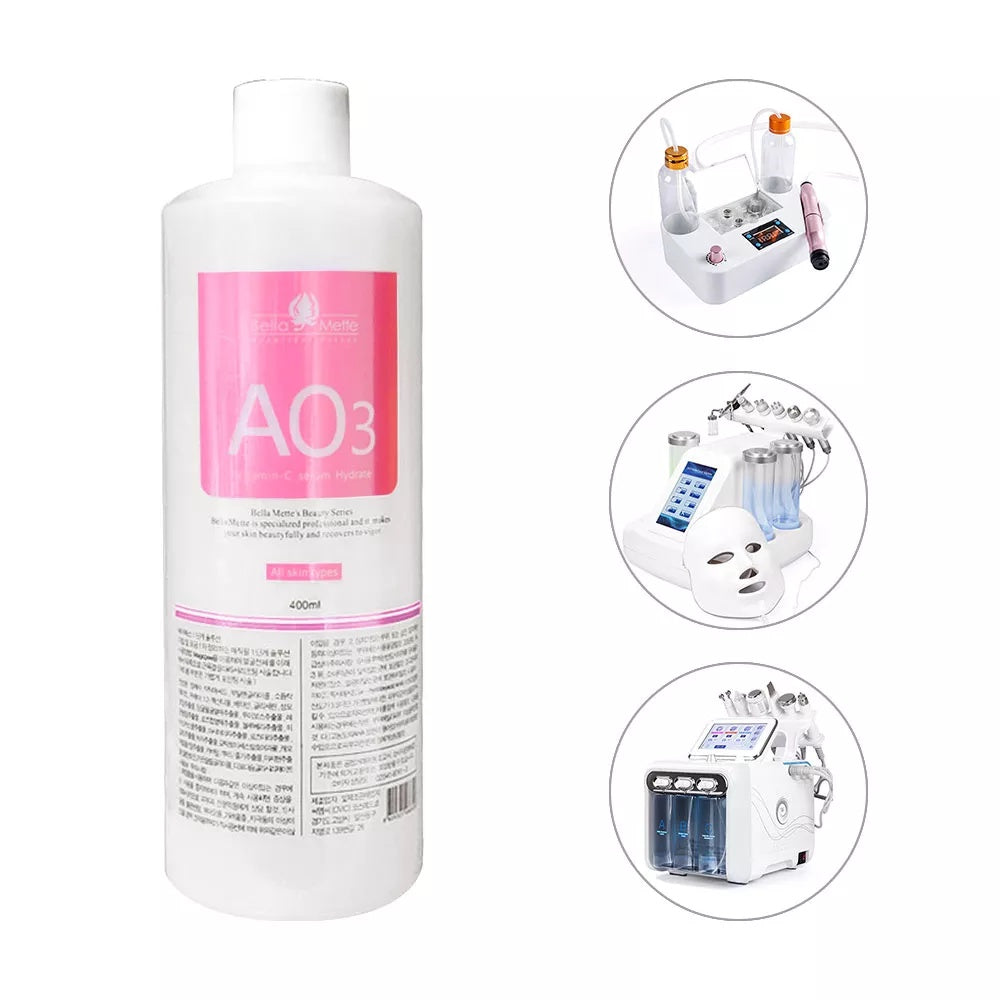 400ML Concentrated Aqua Peeling Solution AS1 SA2 AO3 Diluting For Hydra Dermabrasion Beauty Machine Facial Skin Care Serum
