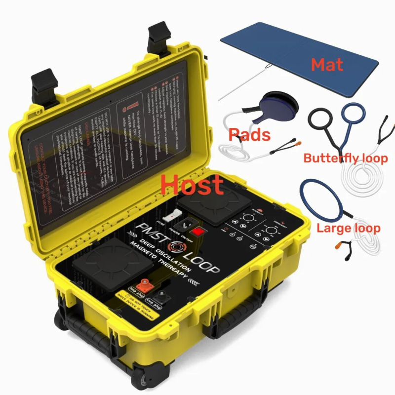Clinic 6000Gauss PEMF Devices PMST Loop Magnetic Therapy for Humans Pain Relief