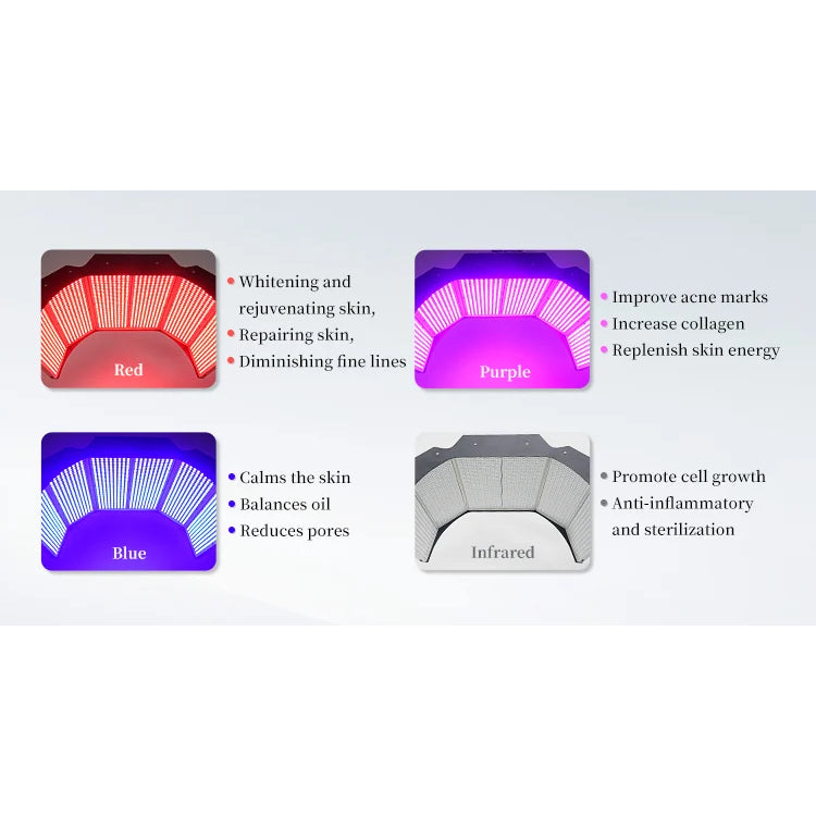 PDT-LED Photon Skin Care Anti-aging Skin whitening Treatment Facial Phototherapy machine