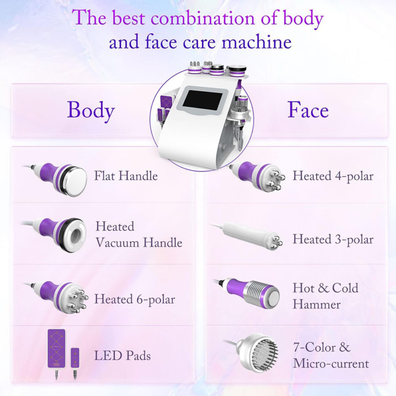 9 in 1 Beauty Machine for Body Massage Facial Skin Care Skin Lifting Weight Lor8