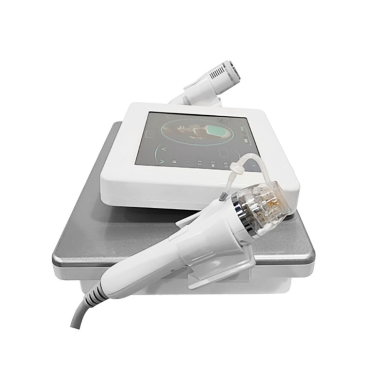 2 in 1 gold-RF Beauty Machine Radiofrequency Ice Hammer + 4 cartridge