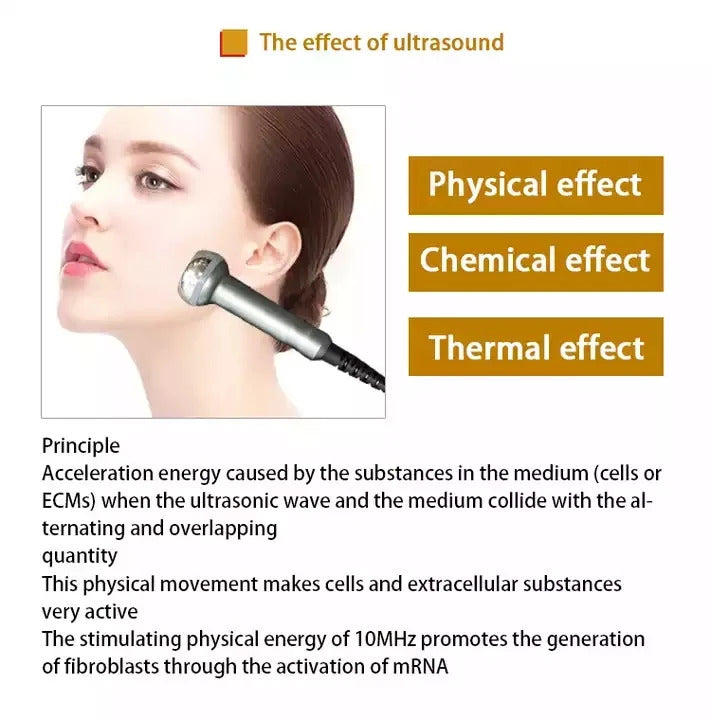 LDM Machine skin rejuvenation machine Local Dynamic Micromassage Ultrasonic beauty machine for Facial anti-aging