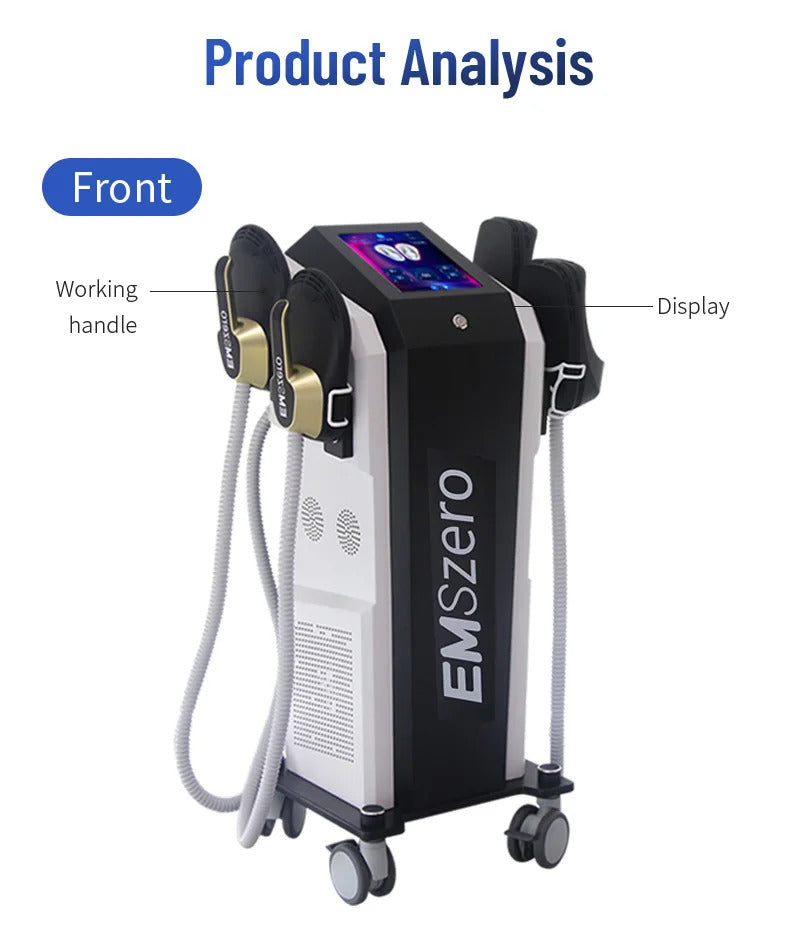 EMSZERO Machine NEO RF EMS Electromagnetic Muscle Stimulator PRO Ultra 2025 Professional Sculp 6500w 5 Handle Pelvic Girdle