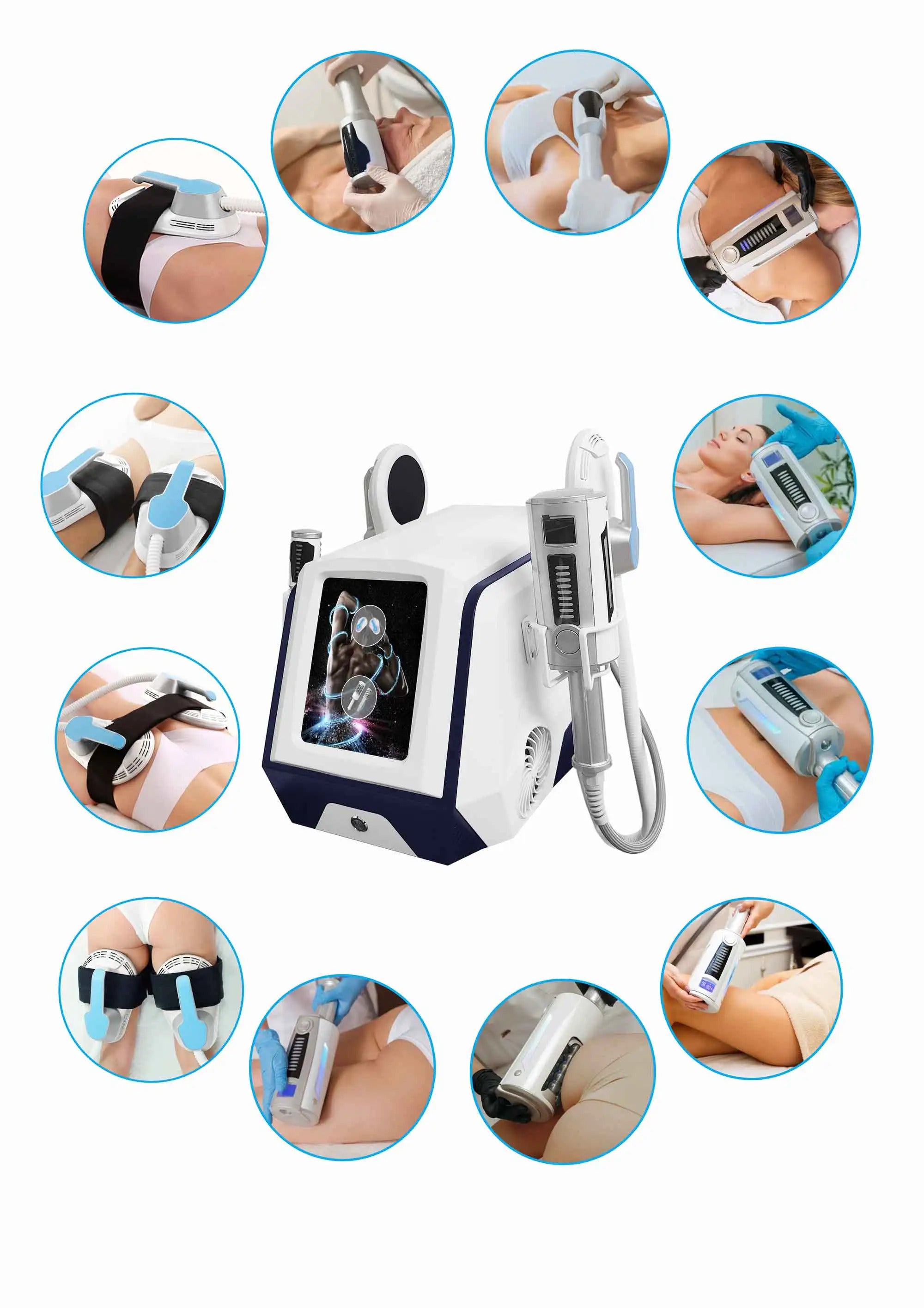 Portable EMSlim Electromagnetic Body Slimming Muscle Stimulate Physiotherapy Roller Pain Anti-cellulite Eliminates Machine