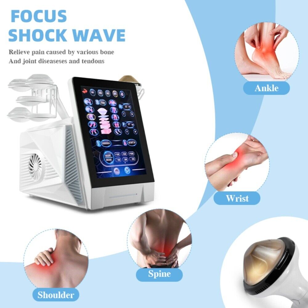Focus Shockwave Eswt Focused Shock Wave Relief Physio Back Body Massage Machine