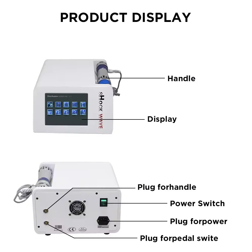 Knee Pain Relief Machine Deep Oscillation Therapy Machine Focused Low Intensity Shockwave For Ed