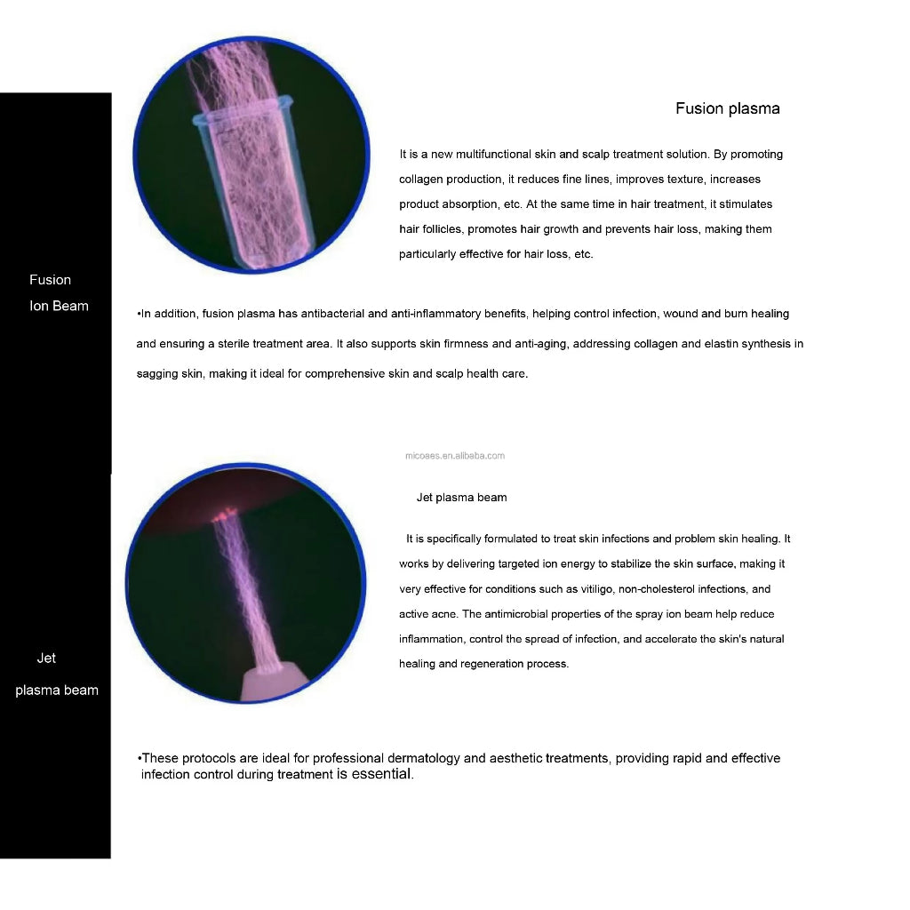 Cold Fusional Plasma Machine for Scar Removal and Skin Rejuvenation Anti-aging Collagen Regeneration Plasma Fusional Machine