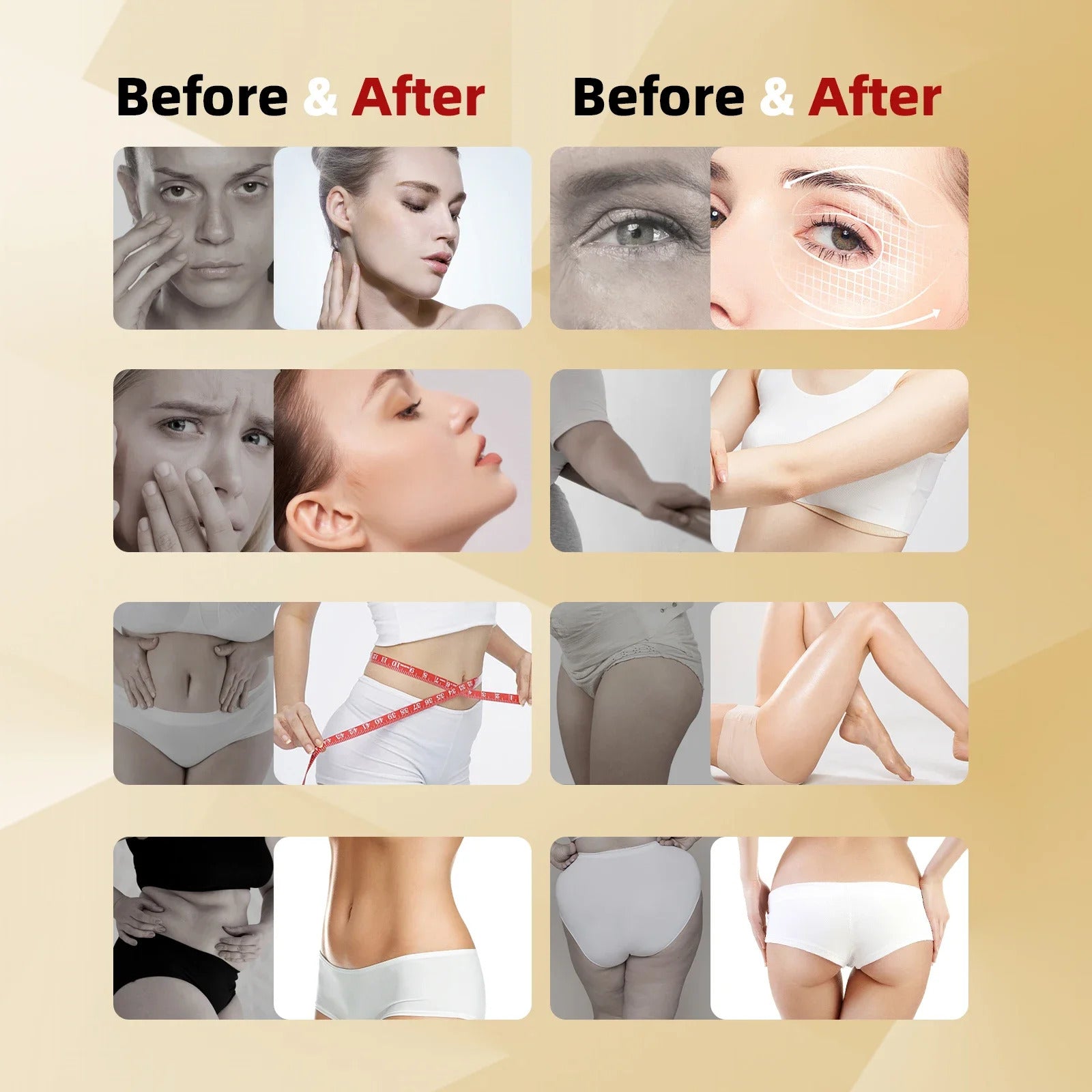 Newest 6 in 1 Body Shaping Machine 40K Loss Weight Ultrasonic Cavitation Vacuum Slimming Device Salon Spa