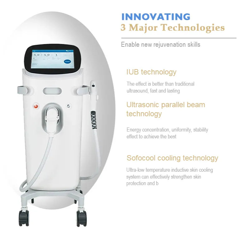 Professional Focused High-intensity Rf Sofwave Beauty Machine Facial Lifting Anti Wrinkled Body Face Removal Skin Care Products