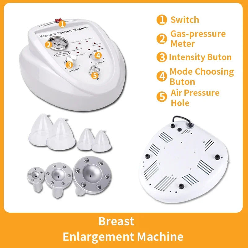 2025 New Vacuum Massage Therapy Machine Suction Cuping Buttocks and Breast Enlargement Sucking Nursing Lifting Buttocks Device