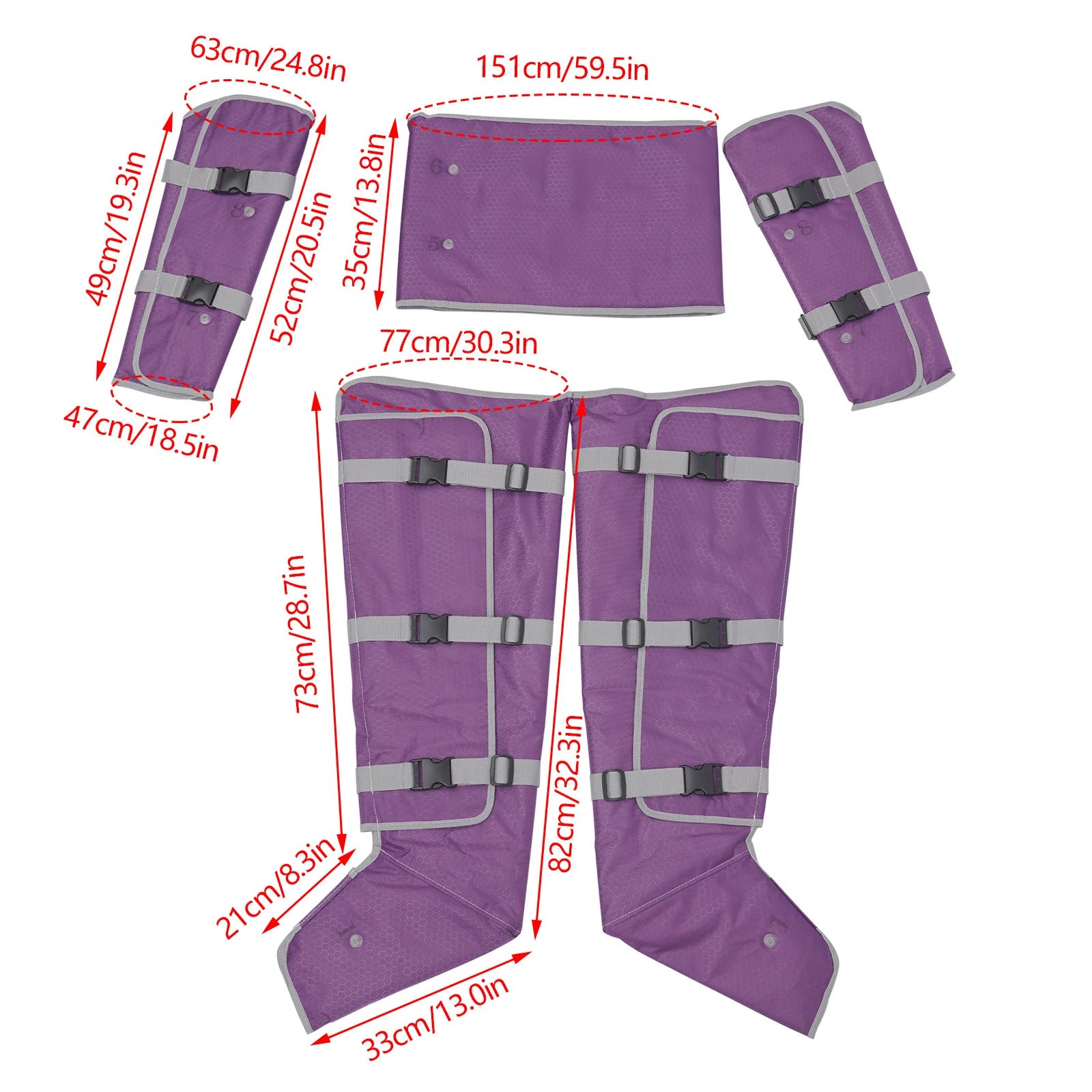 Pressotherapy Air Pressure Machine Slimming Suit Body Slimming Beauty Massager Pump Leg Wraps Foot Ankles Socks Detoxification