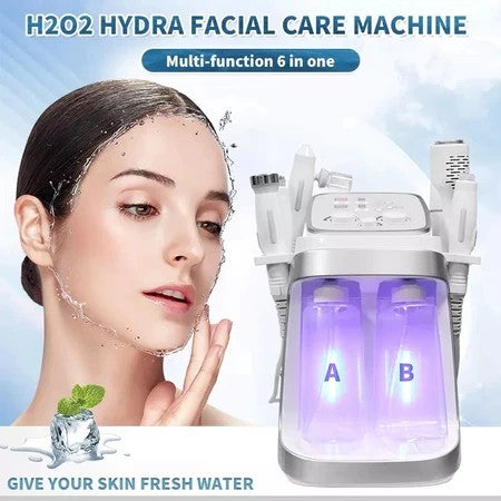 Hot sales Top quality 6 in 1 Hydra Oxygen Jet Dermabrasion Hydro Aqua Peeling Beauty Face Equipment Salon Facial Machine