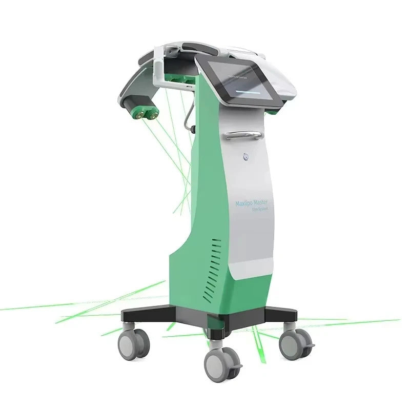 Hot salon Green Red light 10D lipo Laser slimming machine 532nm laser weight loss body sculpting lipo cavitation 2025