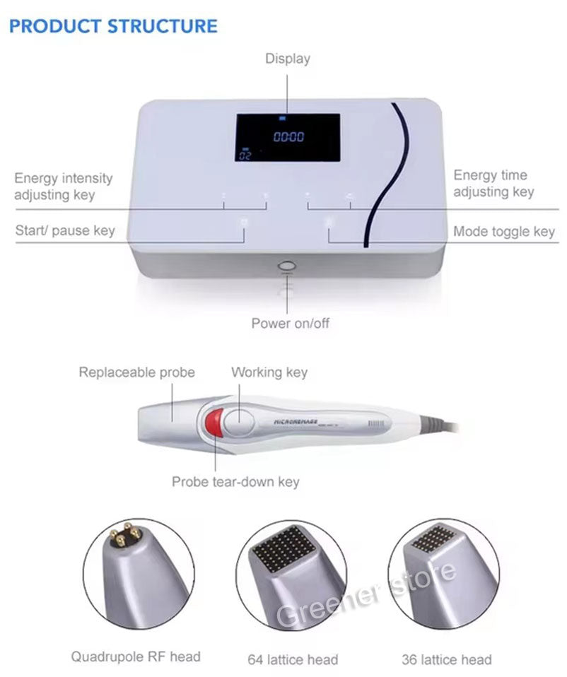 Beauty Machine Skin Tightening Eye Lifting Wrinkle Remove RF-Fractional Home Use