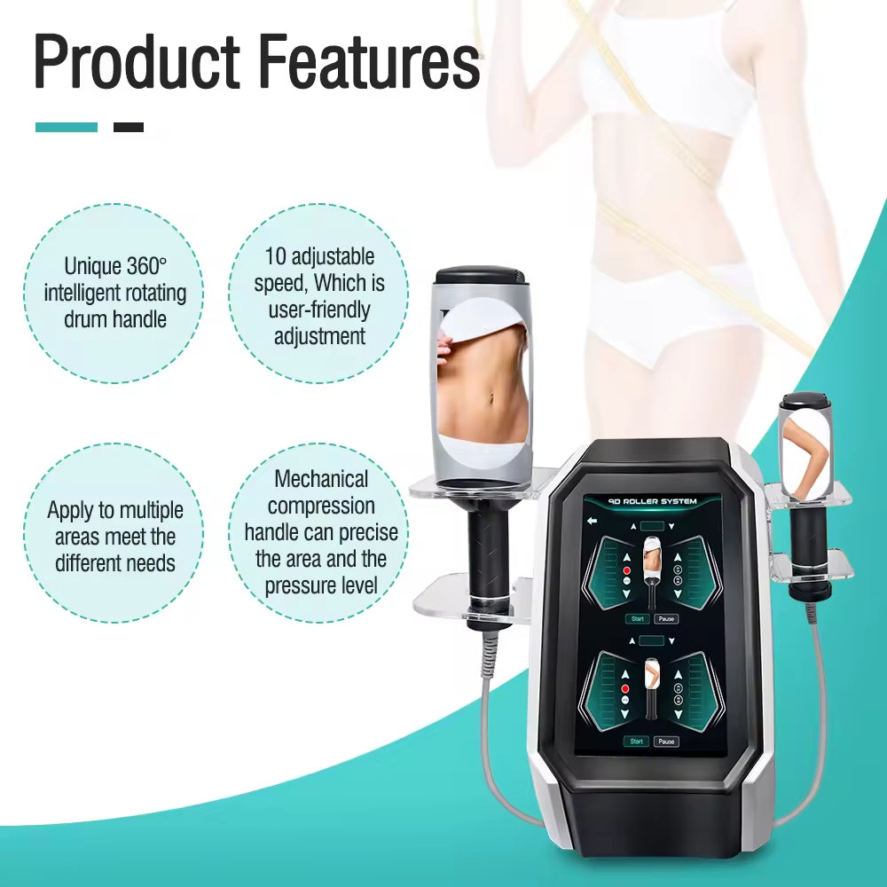 Portable Lymphatic Drainage Cellulite Removal Body Shape Roller Slimming Machine / Inner Ball Roller Slimming Machine