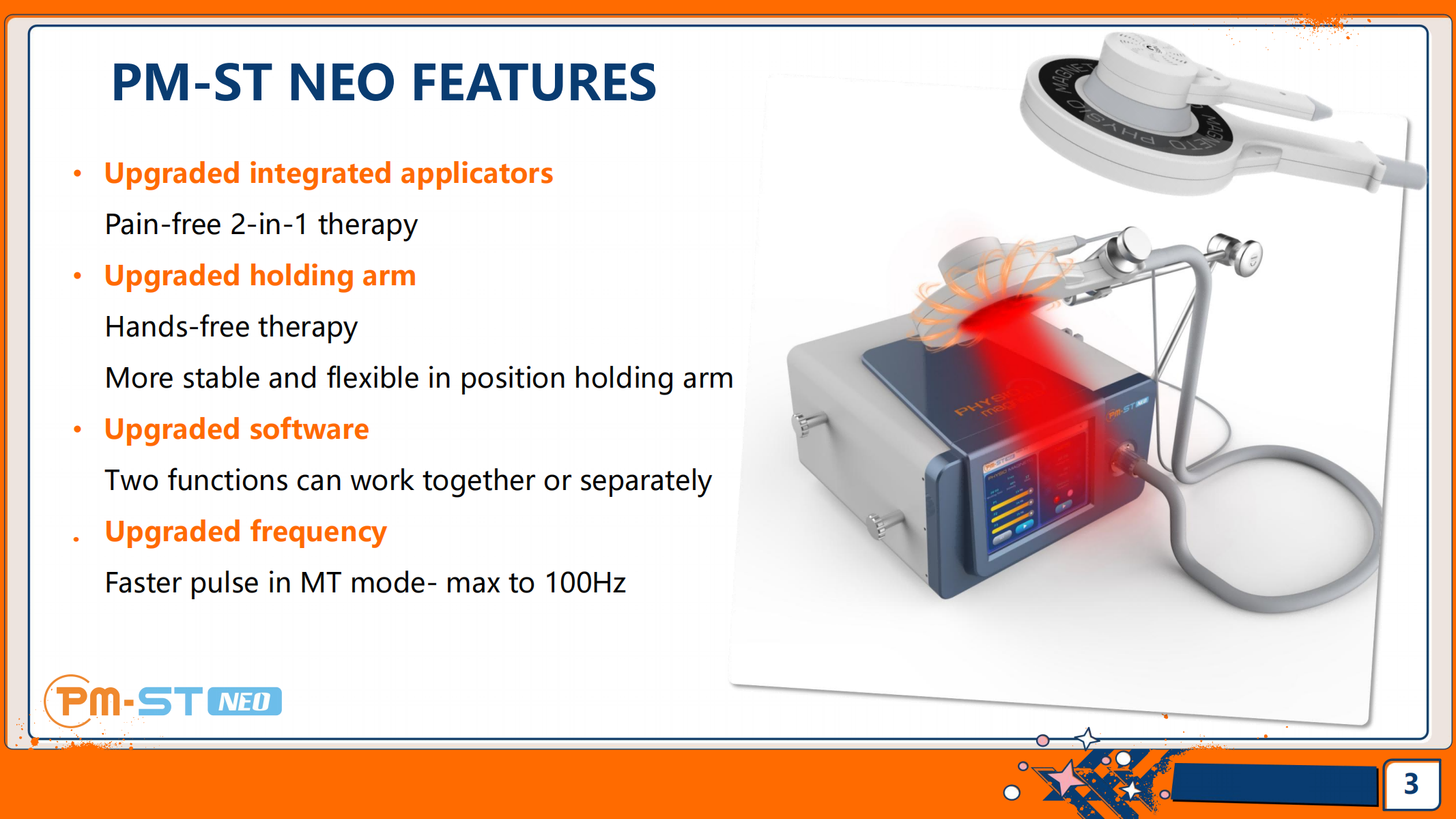 EMTT Physio Magneto Magnetic Therapy Machine for Joint Bones Pain Relief Massage