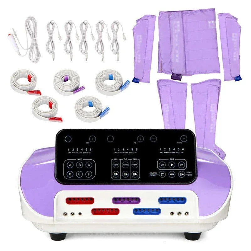 Body Slimming Far Infrared Body Suit Air Pressotherapy With Blanket And Pressure Therapy Lymphatic Drainage Massager