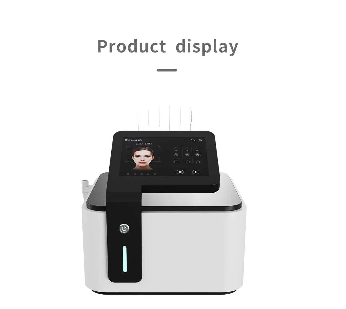 Portable RF Facial Electrical Stimulation Anti-Aging Machine - Face Wrinkles Removal Skin Tightening Lifting Device for Home Use