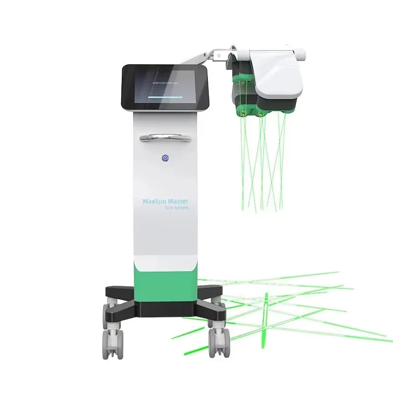 Hot salon Green Red light 10D lipo Laser slimming machine 532nm laser weight loss body sculpting lipo cavitation 2025