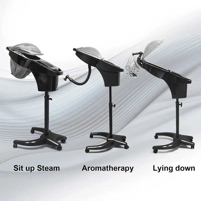 6 in 1 Ionic Hair Steamer Ultrasonic Micro Mist Ozone Hair Salon Steamer Standable O3 with Custom Logo for Salon Use
