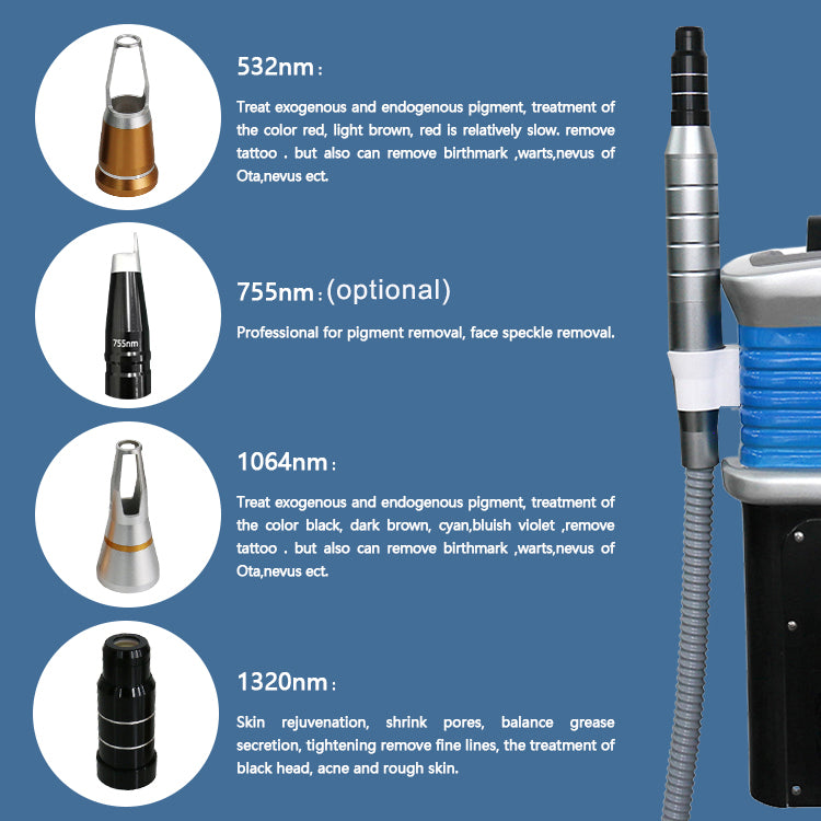 Laser Tattoo Removal  Picosecond Equipment  New Upgraded Freckle Machine Q-switched Advanced Skin Pigment Removal Machine