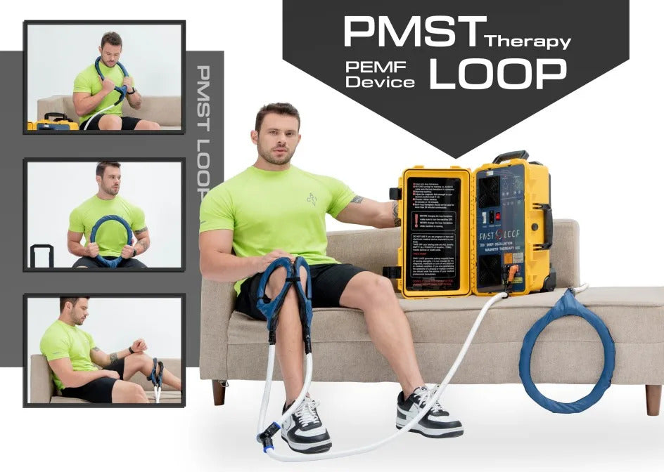 Clinic 6000Gauss PEMF Devices PMST Loop Magnetic Therapy for Humans Pain Relief