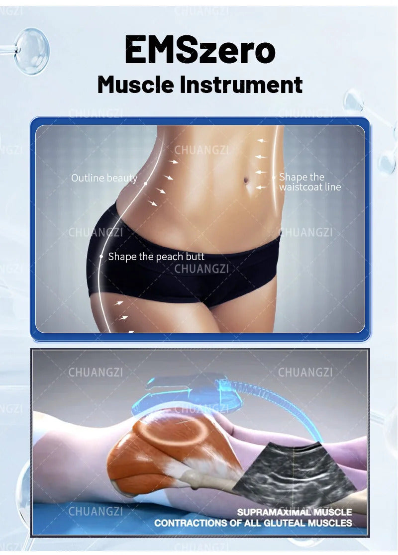DLS-EMS Pro Muscle Stimulator EMSzero Body Slimming Machine for Fat Removal Hip Shaping Weight Loss Training