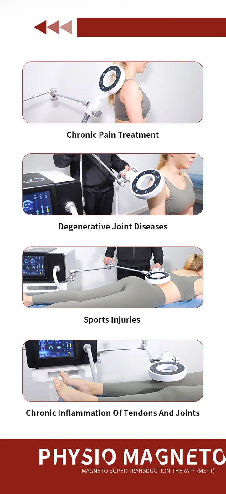 4 T Top Selling EMTT Physio Magneto Therapy Trapia Pain Relief Machine