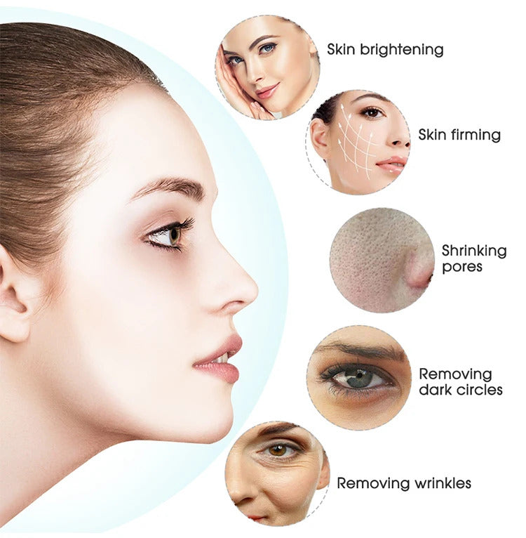 6 in 1 Small Bubble Machine Oxygen Jet Peel Device Deep Skin Cleaning Beauty Equipment BIO Face Lift Skin Cleansing Ati Aging