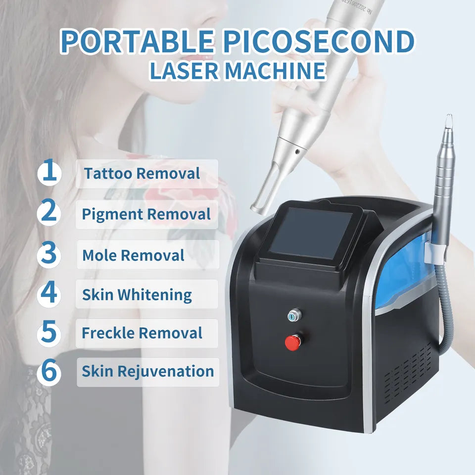 Desktop picosecond laser professional tattoo pigment removal carbon peeling picolaser tattoo All Color Tattoo Removal