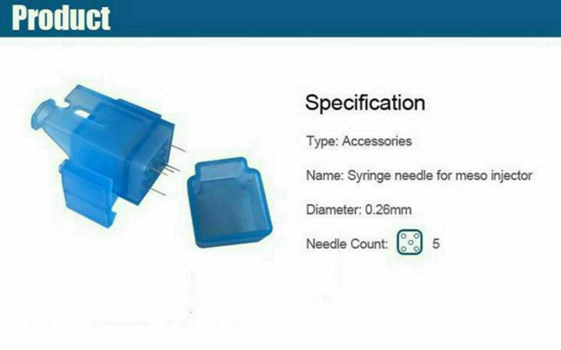 Disposable 5/9/nano Pin Meso Gun Cartridge Tips for Negative Vacuum Meso Gun