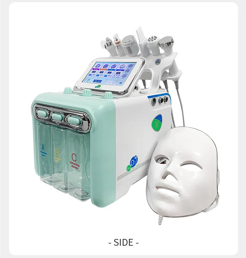 Updated 6 in 1 Portable Hydro Dermabrasion Skin Care Beauty Machine Water Oxygen Jet Hydro Diamond Peeling Microdermabrasion HOT