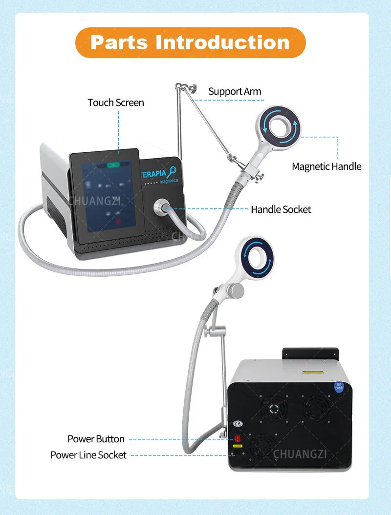Profession Physio Magneto Therapy Pain Relief PEMF Sports Injury Magnetic Fracture arthri Therapy Physiotherapy Machine