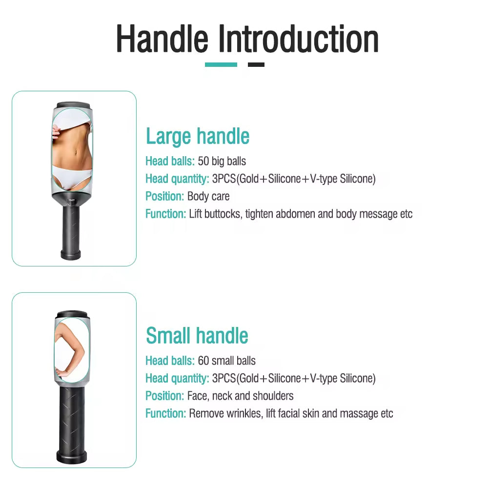 Portable Lymphatic Drainage Cellulite Removal Body Shape Roller Slimming Machine / Inner Ball Roller Slimming Machine
