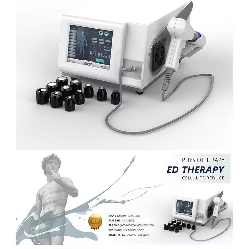 Physiotherapy Body Massage Shockwave Physical Therapy Machine ESWT pneumatic shock wave therapy machine for ED