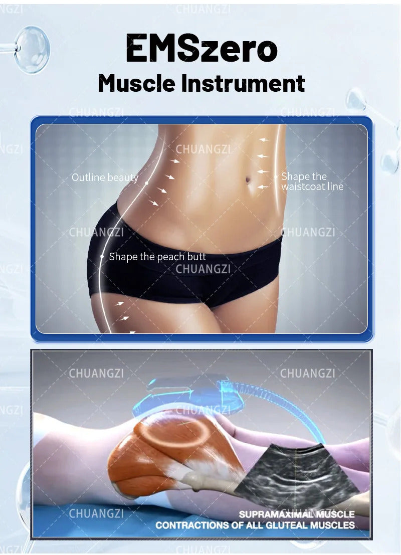 new EMS 15 Tesla electromagnetic stimulation body shaping Emszero RF body shaping and fat reducing body shaping machine