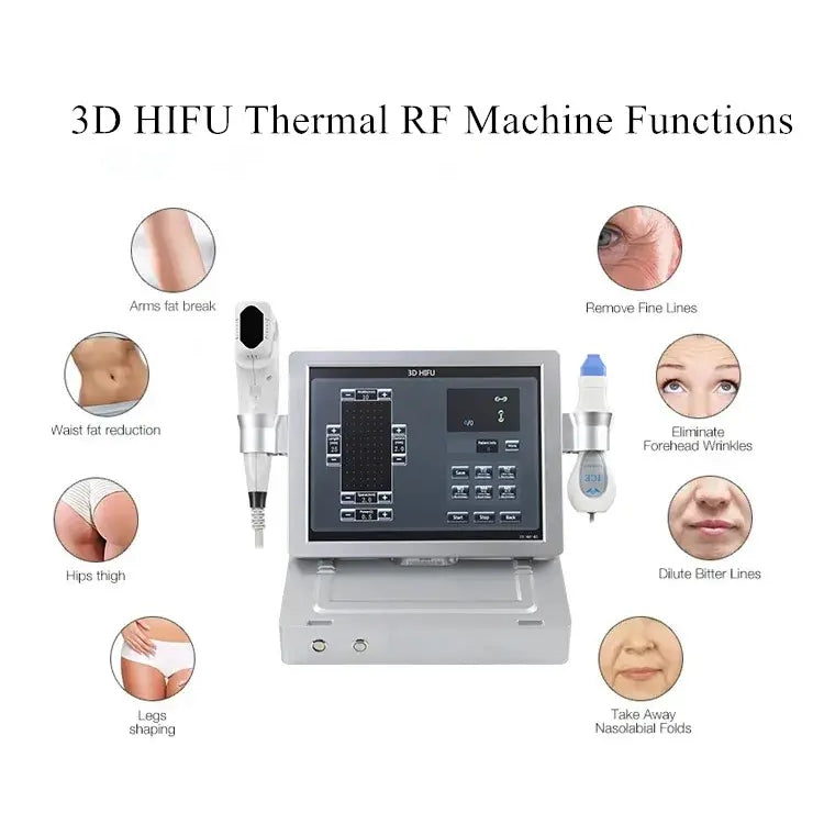 Portable 9D HIFU Facial Lifting Anti Aging Wrinkle Removal V-aginal tightening repair  Beauty Machine with rf thermage Face Sculptor Skin Tightening Anti-wrinkle Device