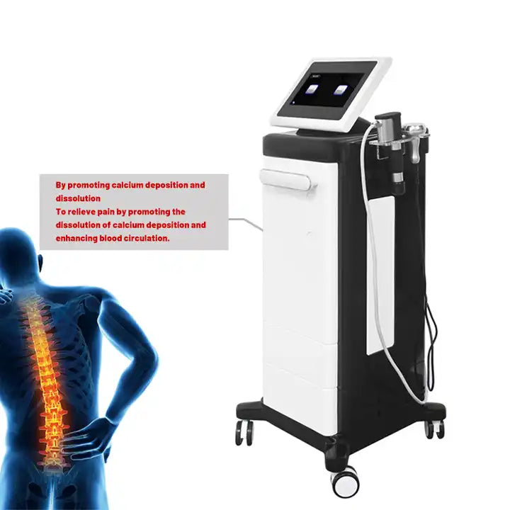 Best Shockwave Device For Tissue Repair Growth For Pain Relief 2 Handles Multi Therapy Physiotherapy And Pain Relief Machines