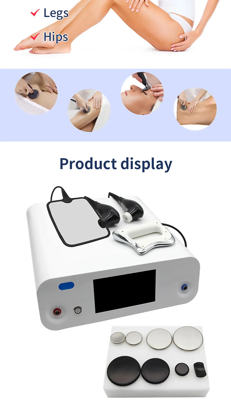 Portable INDIBA 448KHZ Spanish Technology CET RET Tecar High RF Physical Therapy Machine Pain Relief Skin Tightening Deep Care